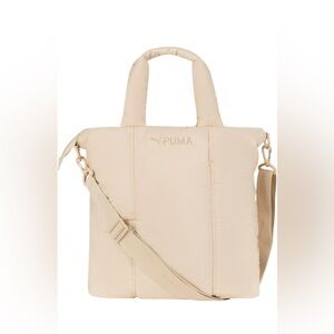 NWOT PUMA Women's Puffer Tote tan